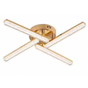 Lustra LED 50W Aurie cu Telecomanda LZ9286-4