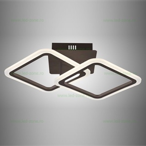 Lustra LED 52W 3 Functii Dimabila cu Telecomanda sau Telefon LZ3374-1+1