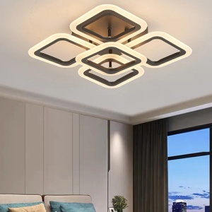 Lustra LED 70W 3 Functii cu Telecomanda LZ5104/4+1 - Img 2