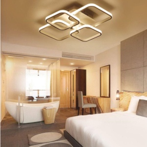 Lustra LED 80W 3 Functii cu Telecomanda LZ9053/2+2 - Img 4