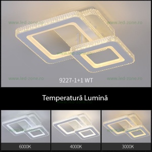 Lustra LED 83W 3 Functii Dimabila cu Telecomanda LZ9227-1+1