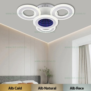 Lustra LED 92W 3 Functii cu Telecomanda LZR9020-3+1 - Img 1