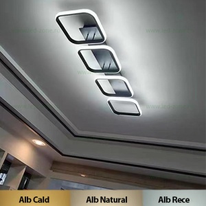 Lustra LED 96W Dimabila 3 Functii cu Telecomanda LZ3860-4 - Img 1