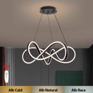 Lustra LED Suspendata 232W 3 Functii cu Telecomanda G4129 - Img 1