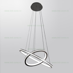 Lustra LED Suspendata 96W Dimabila 3 Functii cu Telecomanda LZ2258-4+6 - Img 2
