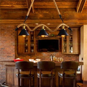 Lustra Rustic Industrial 3 Socluri E27 LZSX-3 - Img 5