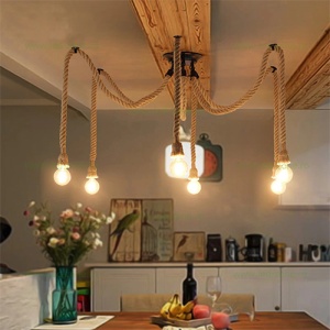 Lustra Rustic Spider 6 Socluri E27
