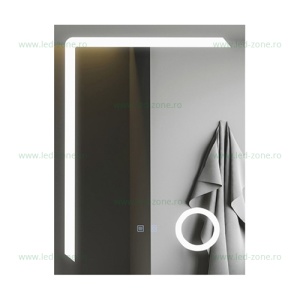 Oglinda Baie LED 60x80cm Touch LZJ01 - Img 2
