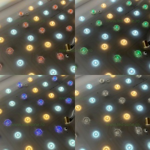 Panou LED 100W 60x60cm Aplicat Alb RGB-CCT cu Telecomanda - Img 9