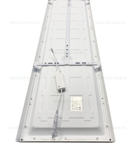 Panou LED 48W 120x30cm Aplicat Alb Backlight - Img 2