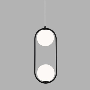 Pendul 2 Socluri E27 Negru LZ7107-2