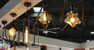 Pendul Soclu E27 Vintage Negru LZ012M - Img 4