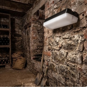 Plafoniera LED 12W Exterior Dreptunghiulara Neagra