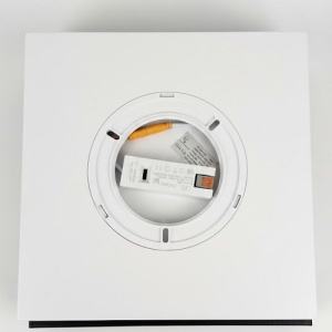 Plafoniera LED 48W Patrata Alba Frameless CCT - Img 3