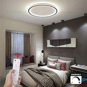 Plafoniera LED 80W Rotunda 3 Functii Dimabila cu Telecomanda