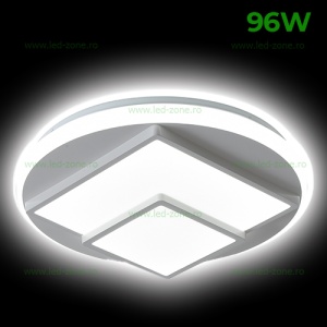 Plafoniera LED 96W Rotunda 3 Functii cu Telecomanda LZ1127