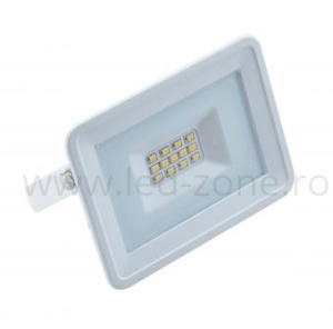 Proiector LED 10W 220V Slim Alb SMD2835 - Img 1
