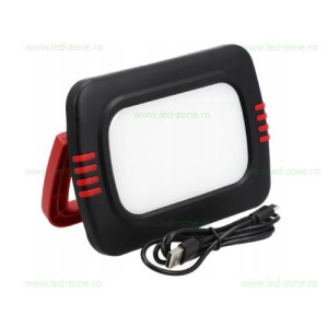 Proiector LED 10W Acumulator USB LZ8110 - Img 2
