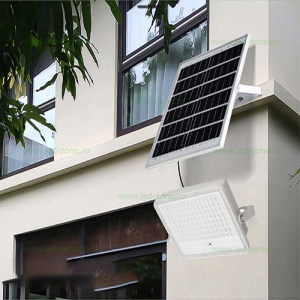 Proiector LED 150W cu Panou Solar Senzor Zi-Noapte si Telecomanda - Img 4