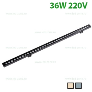 Proiector LED 36W 220V Liniar 97.5cm Slim - Img 1