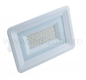 Proiector LED 50W 220V Slim Alb SMD2835