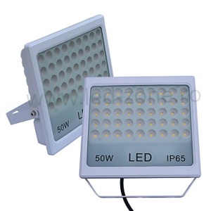 Proiector LED 50W 220V Slim Alb - Img 4
