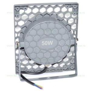 Proiector LED 50W COB Slim Gri 220V - Img 5