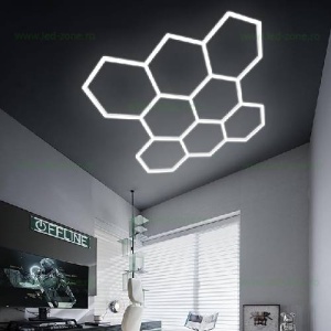 Set 8 Hexagoane LED Honeycomb 280W Tuburi 566mm - Img 5