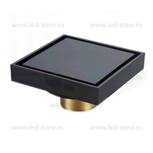 Sifon De Pardoseala Cu Sistem Antimiros Negru LZ8764HS