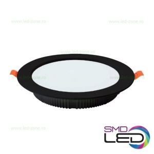 Spot LED 12W Rotund Mat Negru ALEXA