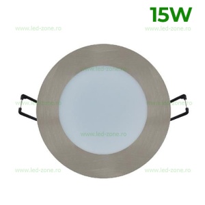 Spot LED 15W Rotund Cromat