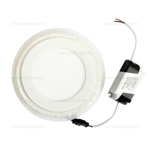Spot LED 16W Rotund Alb Rece Contur Color Bule - Img 2