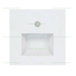 Spot LED 1W Patrat Trepte Senzor Microwave - Img 3