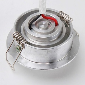 Spot LED 1x1W Rotund Mobil Argintiu 220V - Img 3