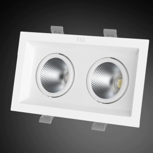 Spot LED 2x6W COB Dreptunghiular Mobil LZ616
