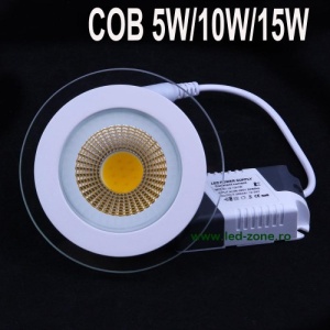 Spot LED 5W COB Rotund Sticla - Img 2
