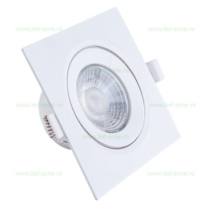 Spot LED 5W SMD Patrat Mobil Alb LZ1820 - Img 2