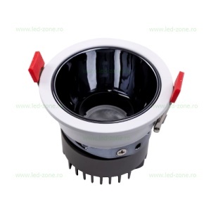 Spot LED 7W COB Rotund Mobil Alb - Img 5