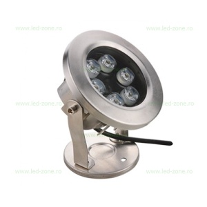 Spot LED Exterior 6W Rotund RGB 12V Submersibil - Img 2