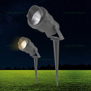 Spot LED Exterior 9W Rotund 220V Montaj Gradina - Img 3