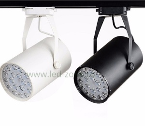 Spot LED Magazin Sina 18x1W Negru - Img 2