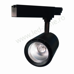 Spot LED Magazin Sina 30W COB Negru Cilindric - Img 2