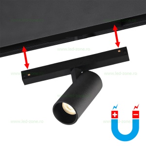 Spot LED Magnetic 24W Cilindru Reglabil - Img 1
