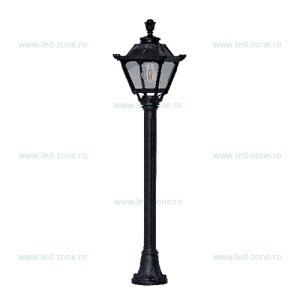 Stalp LED Gradina 8W Negru GOLIA 1.1M - Img 1