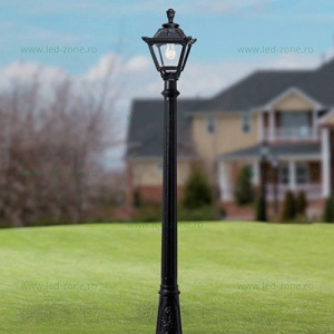 Stalp LED Gradina 8W Negru GOLIA 1.1M - Img 2
