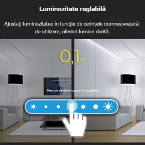 Telecomanda RGBW 8 Zone MiLight RF Pentru Perete - Img 7