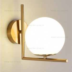 Aplica 1 Soclu E14 Aurie LZMX914-1