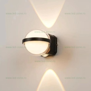 Aplica LED 12W Exterior Negru LZ101