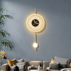 Aplica LED 18W cu Ceas Aurie LZ677