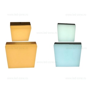 Aplica LED 24W Patrata Alba - Img 2
